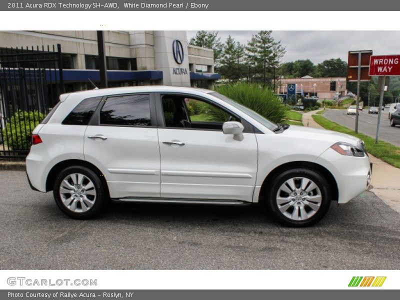 White Diamond Pearl / Ebony 2011 Acura RDX Technology SH-AWD