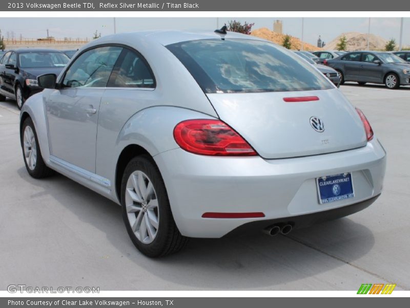 Reflex Silver Metallic / Titan Black 2013 Volkswagen Beetle TDI