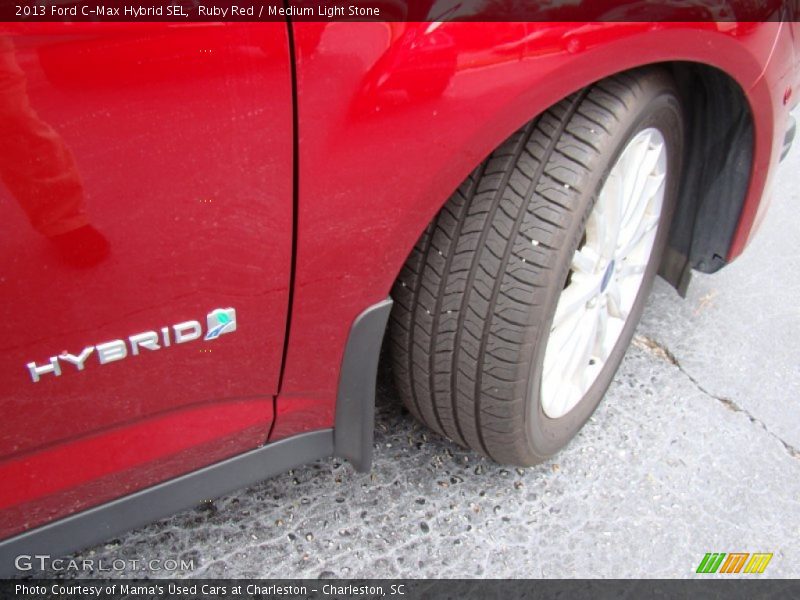 Ruby Red / Medium Light Stone 2013 Ford C-Max Hybrid SEL