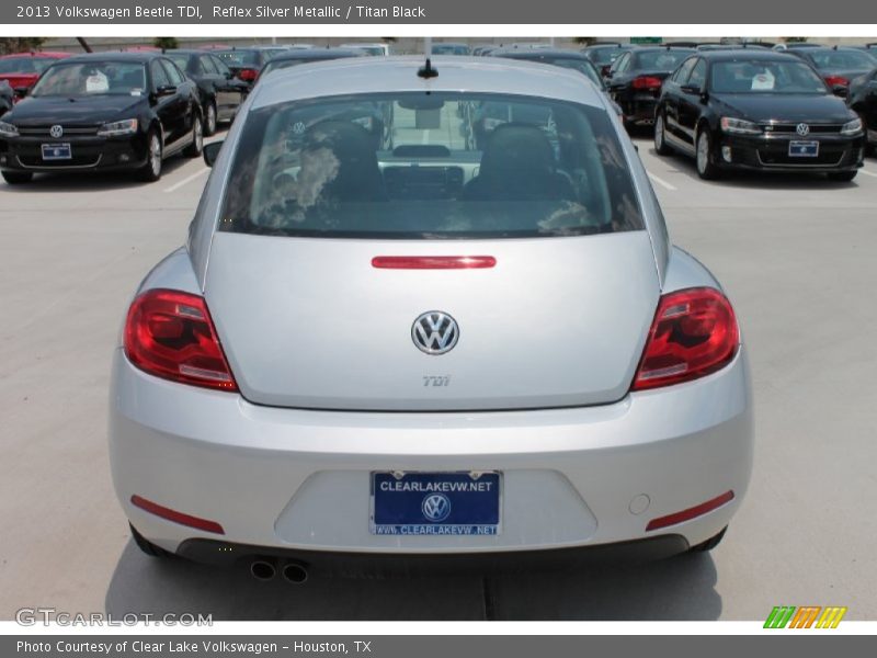 Reflex Silver Metallic / Titan Black 2013 Volkswagen Beetle TDI