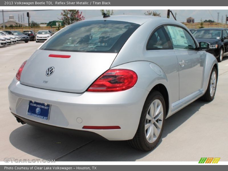 Reflex Silver Metallic / Titan Black 2013 Volkswagen Beetle TDI