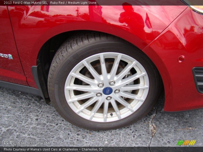 Ruby Red / Medium Light Stone 2013 Ford C-Max Hybrid SEL