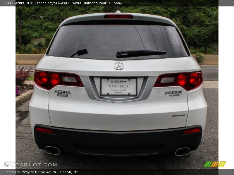White Diamond Pearl / Ebony 2011 Acura RDX Technology SH-AWD