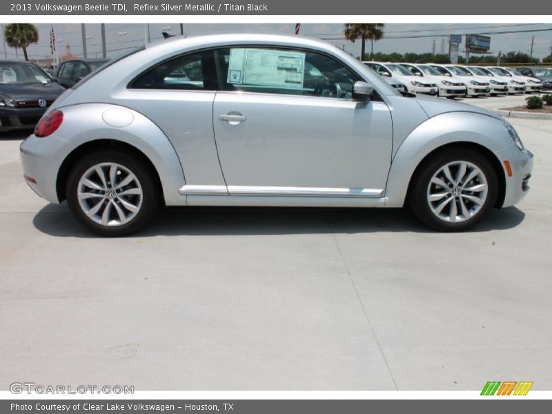 Reflex Silver Metallic / Titan Black 2013 Volkswagen Beetle TDI