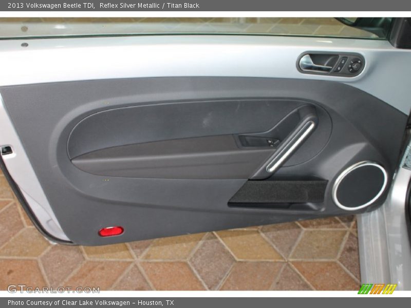 Reflex Silver Metallic / Titan Black 2013 Volkswagen Beetle TDI