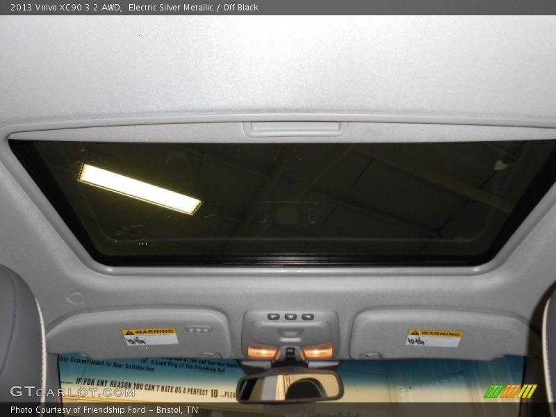 Electric Silver Metallic / Off Black 2013 Volvo XC90 3.2 AWD