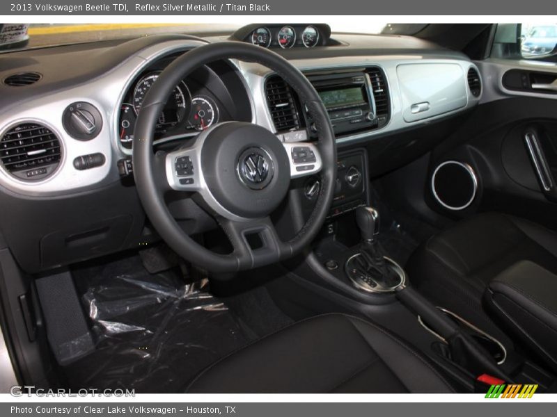 Reflex Silver Metallic / Titan Black 2013 Volkswagen Beetle TDI