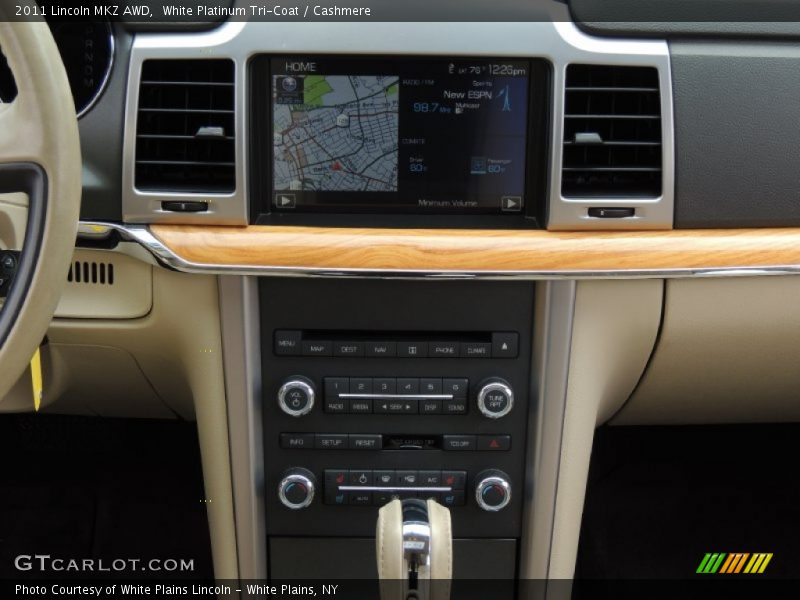 White Platinum Tri-Coat / Cashmere 2011 Lincoln MKZ AWD