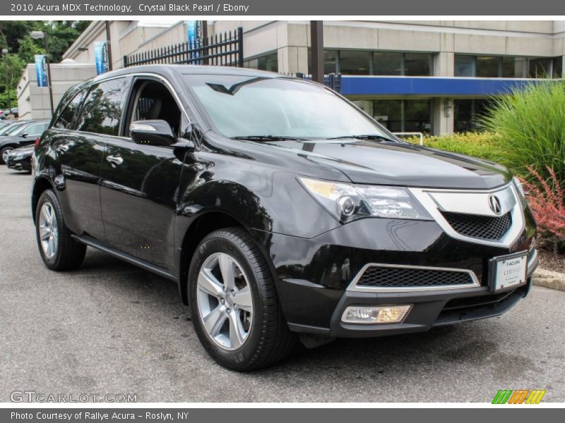 Crystal Black Pearl / Ebony 2010 Acura MDX Technology
