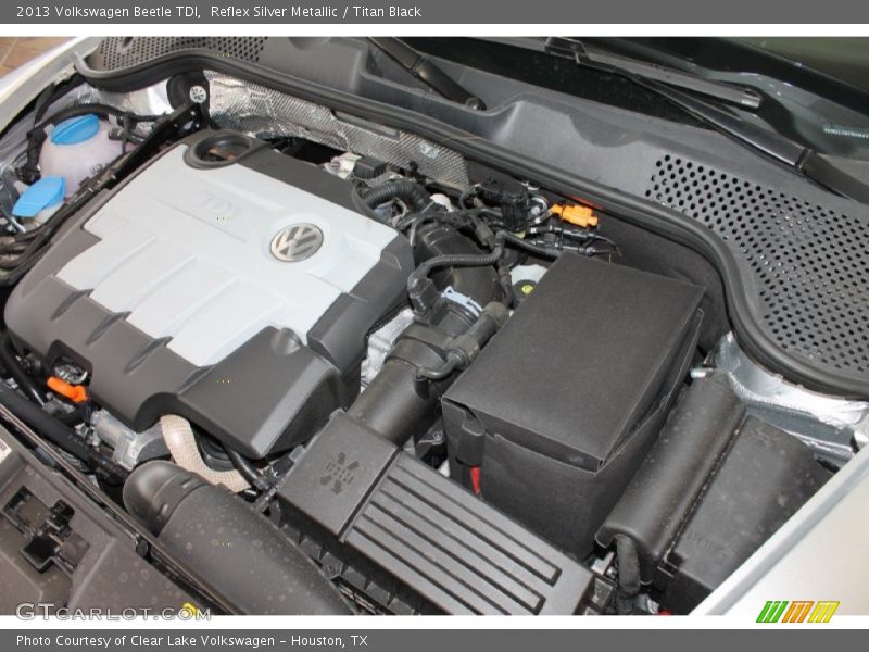 Reflex Silver Metallic / Titan Black 2013 Volkswagen Beetle TDI