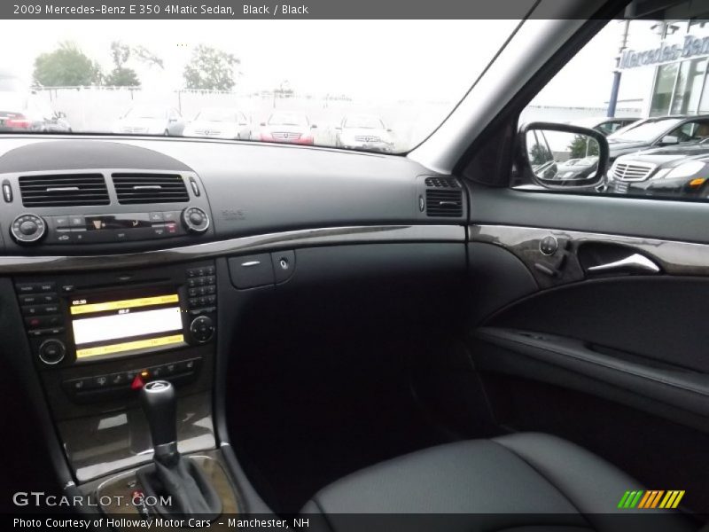 Black / Black 2009 Mercedes-Benz E 350 4Matic Sedan