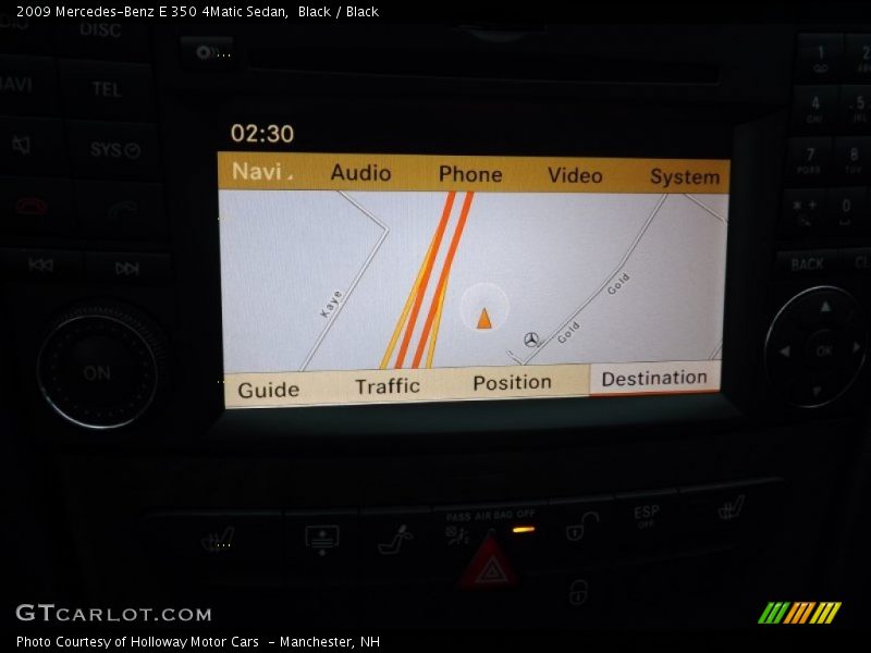 Black / Black 2009 Mercedes-Benz E 350 4Matic Sedan