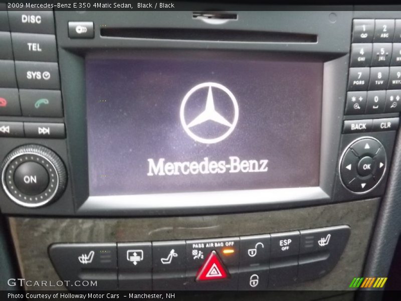 Black / Black 2009 Mercedes-Benz E 350 4Matic Sedan