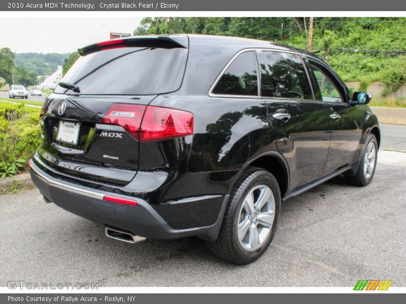 Crystal Black Pearl / Ebony 2010 Acura MDX Technology
