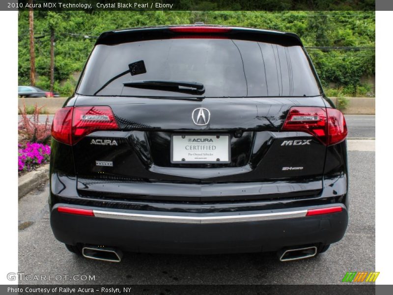 Crystal Black Pearl / Ebony 2010 Acura MDX Technology