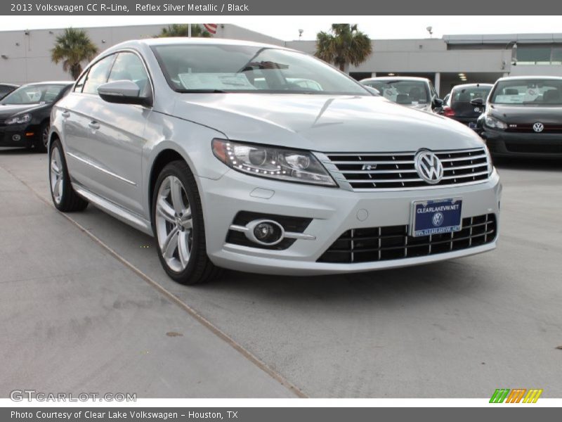 Reflex Silver Metallic / Black 2013 Volkswagen CC R-Line