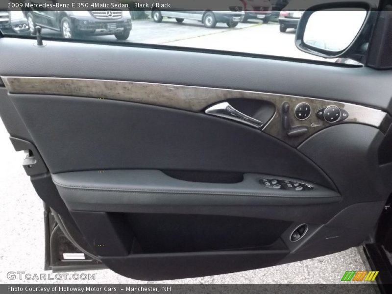 Black / Black 2009 Mercedes-Benz E 350 4Matic Sedan