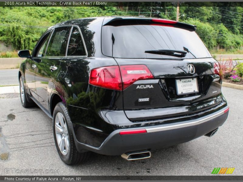 Crystal Black Pearl / Ebony 2010 Acura MDX Technology