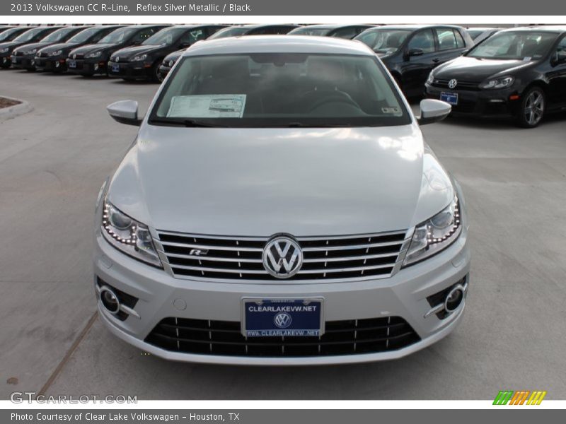 Reflex Silver Metallic / Black 2013 Volkswagen CC R-Line