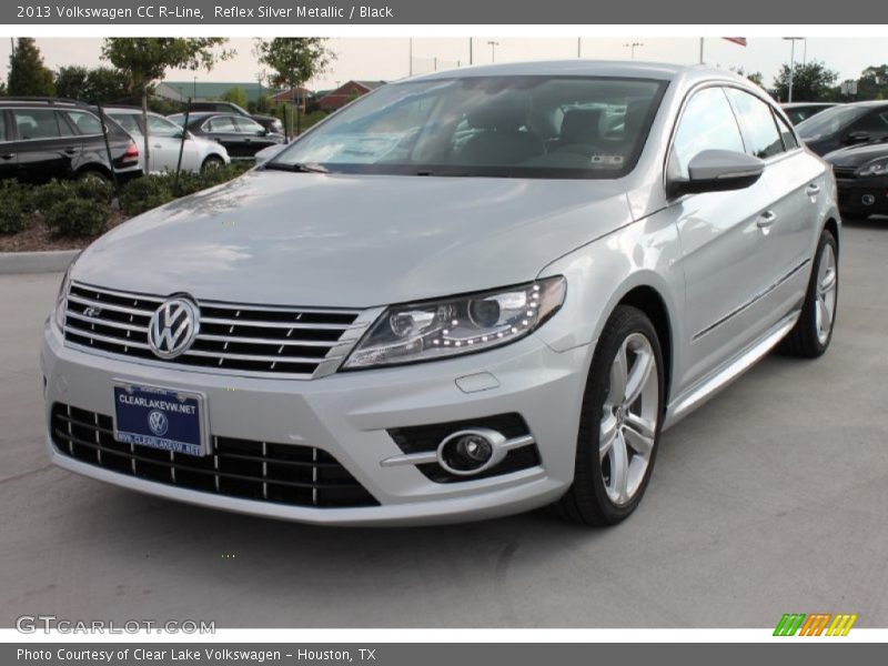 Reflex Silver Metallic / Black 2013 Volkswagen CC R-Line