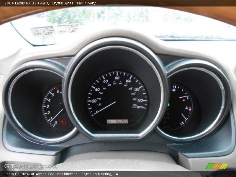 Crystal White Pearl / Ivory 2004 Lexus RX 330 AWD