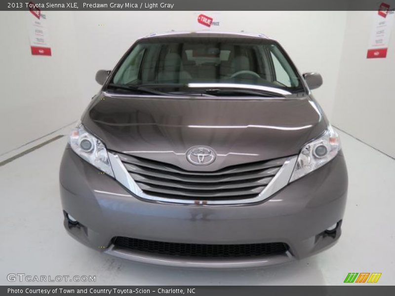 Predawn Gray Mica / Light Gray 2013 Toyota Sienna XLE