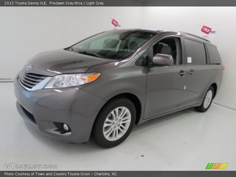 Predawn Gray Mica / Light Gray 2013 Toyota Sienna XLE