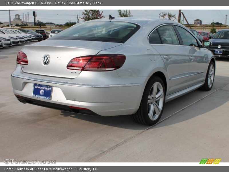 Reflex Silver Metallic / Black 2013 Volkswagen CC R-Line