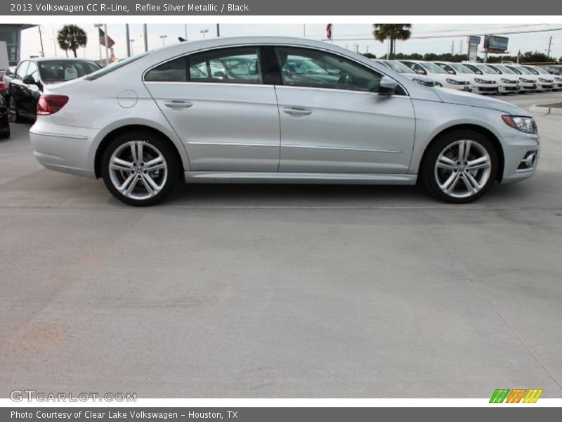 Reflex Silver Metallic / Black 2013 Volkswagen CC R-Line
