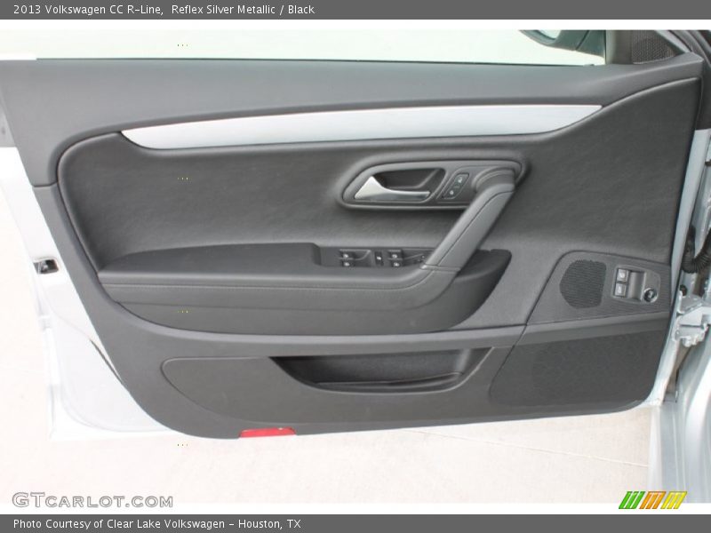 Reflex Silver Metallic / Black 2013 Volkswagen CC R-Line