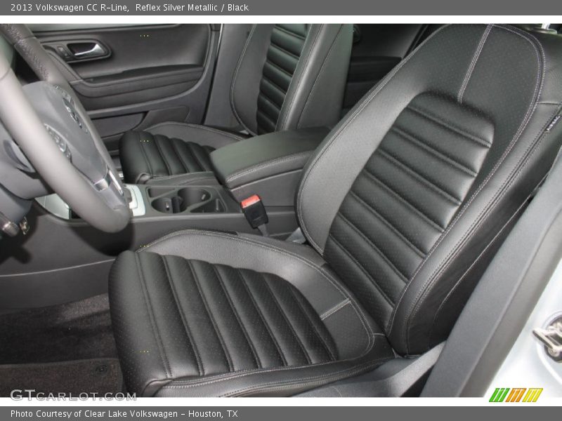 Reflex Silver Metallic / Black 2013 Volkswagen CC R-Line