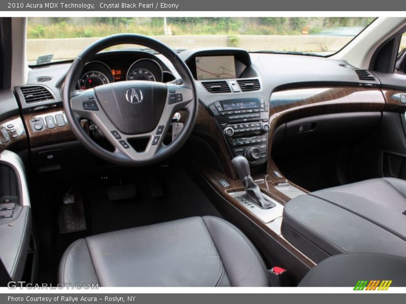 Crystal Black Pearl / Ebony 2010 Acura MDX Technology