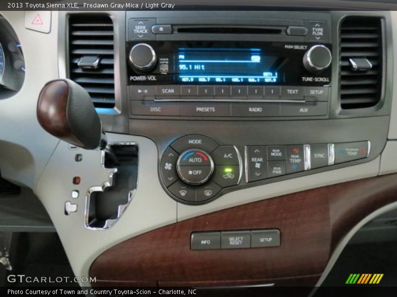 Predawn Gray Mica / Light Gray 2013 Toyota Sienna XLE