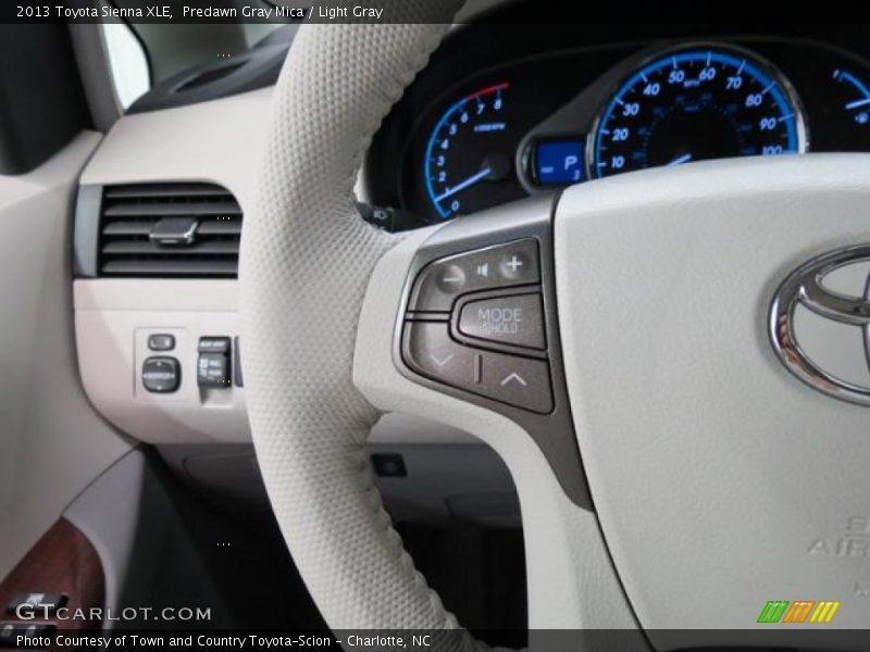 Predawn Gray Mica / Light Gray 2013 Toyota Sienna XLE