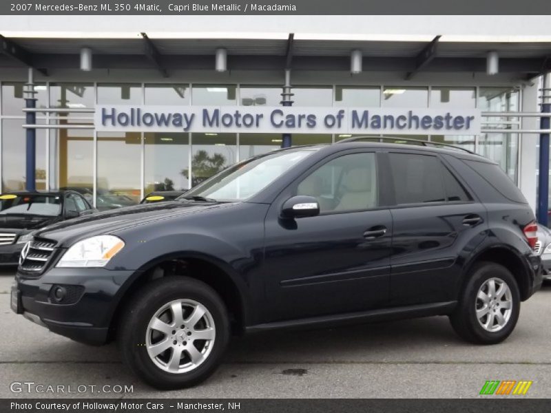 Capri Blue Metallic / Macadamia 2007 Mercedes-Benz ML 350 4Matic