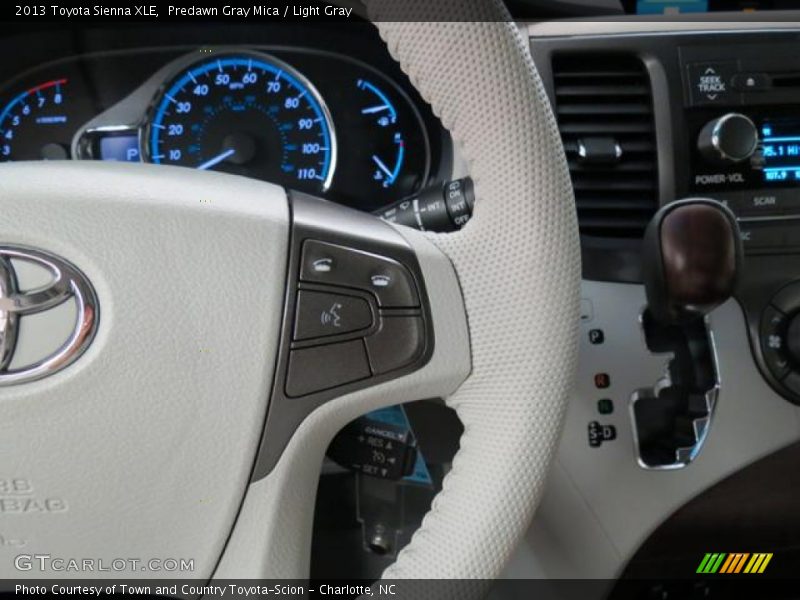 Predawn Gray Mica / Light Gray 2013 Toyota Sienna XLE
