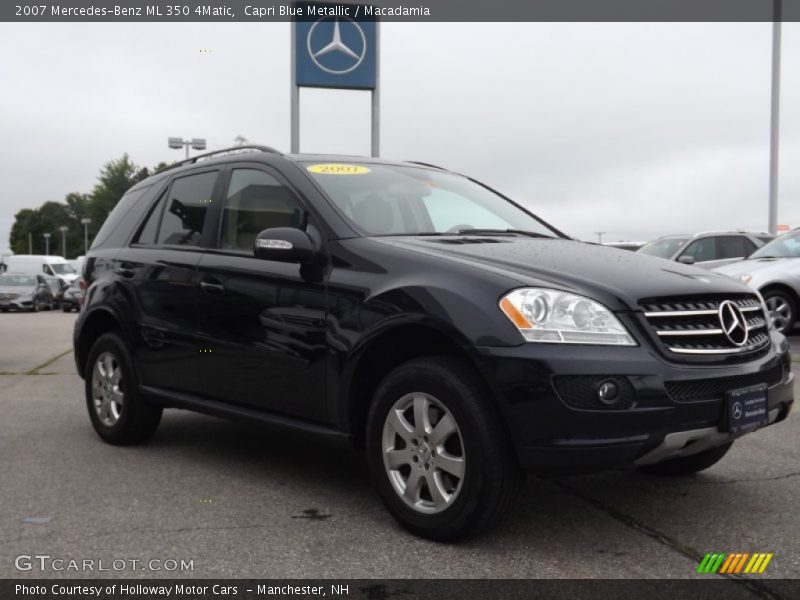 Capri Blue Metallic / Macadamia 2007 Mercedes-Benz ML 350 4Matic