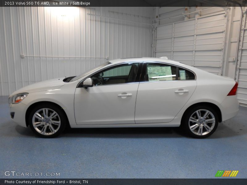  2013 S60 T6 AWD Ice White