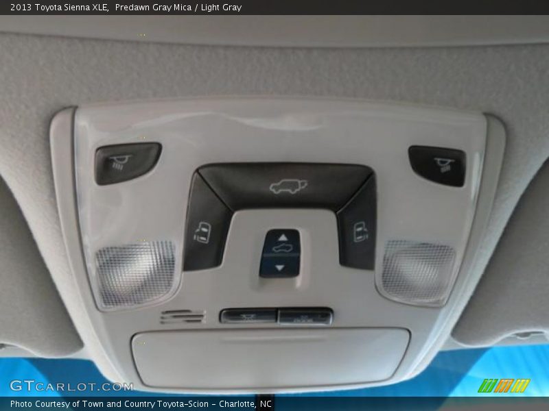 Predawn Gray Mica / Light Gray 2013 Toyota Sienna XLE