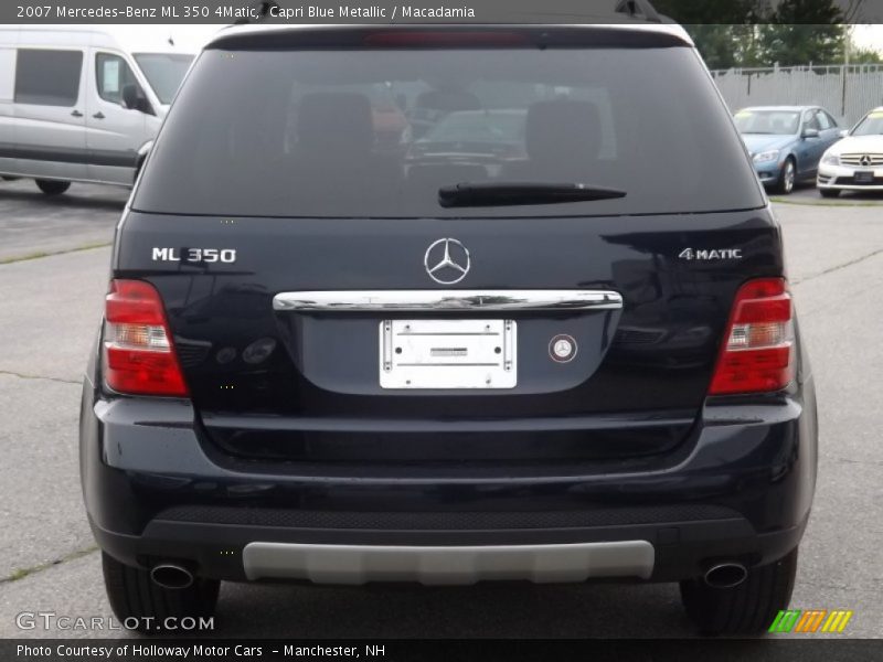Capri Blue Metallic / Macadamia 2007 Mercedes-Benz ML 350 4Matic