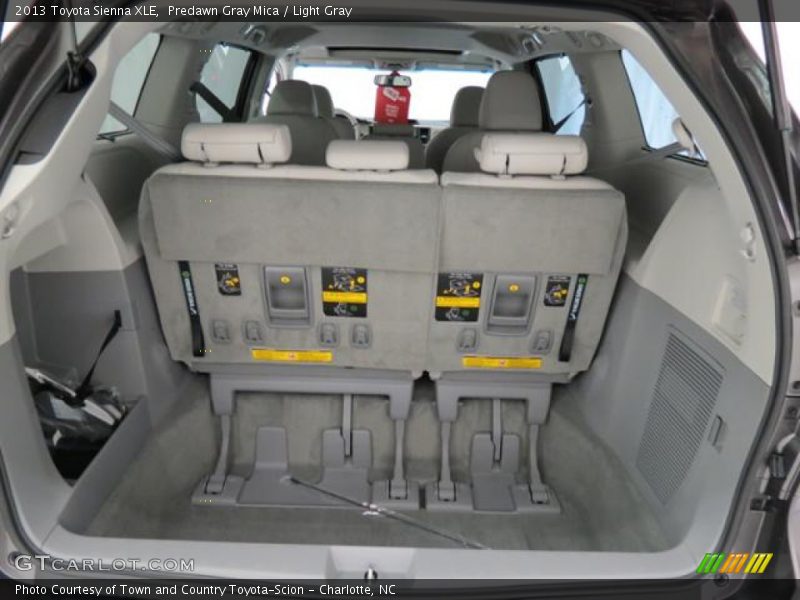 Predawn Gray Mica / Light Gray 2013 Toyota Sienna XLE