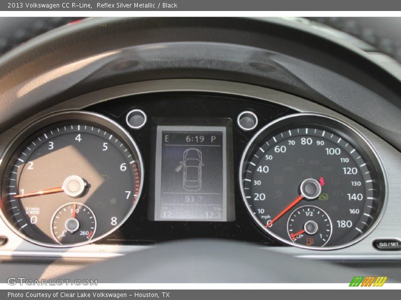 Reflex Silver Metallic / Black 2013 Volkswagen CC R-Line