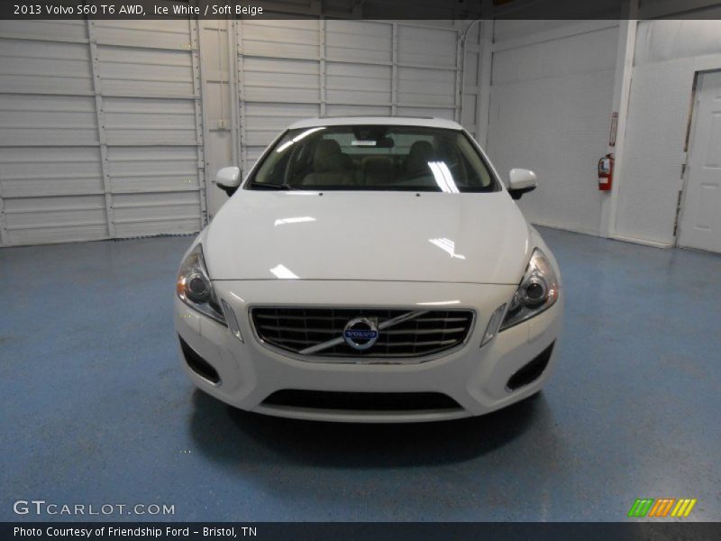 Ice White / Soft Beige 2013 Volvo S60 T6 AWD