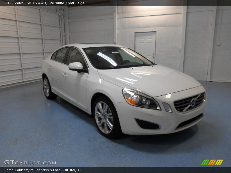 Ice White / Soft Beige 2013 Volvo S60 T6 AWD