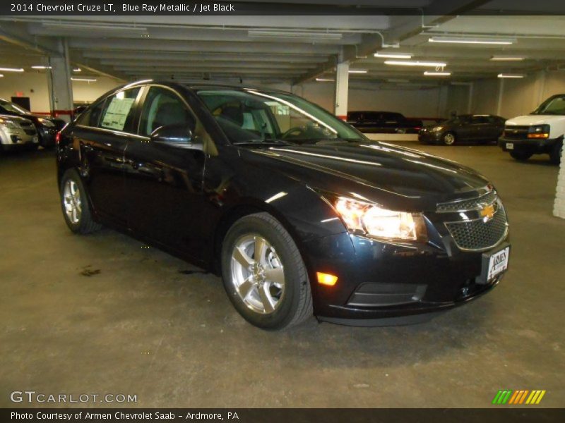 Blue Ray Metallic / Jet Black 2014 Chevrolet Cruze LT