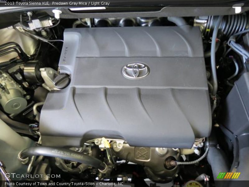 Predawn Gray Mica / Light Gray 2013 Toyota Sienna XLE