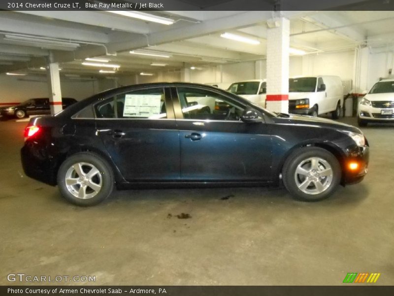 Blue Ray Metallic / Jet Black 2014 Chevrolet Cruze LT