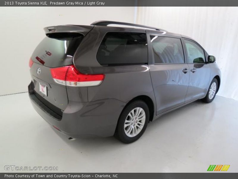 Predawn Gray Mica / Light Gray 2013 Toyota Sienna XLE