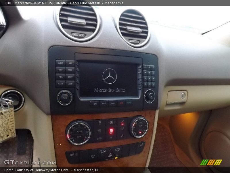 Capri Blue Metallic / Macadamia 2007 Mercedes-Benz ML 350 4Matic