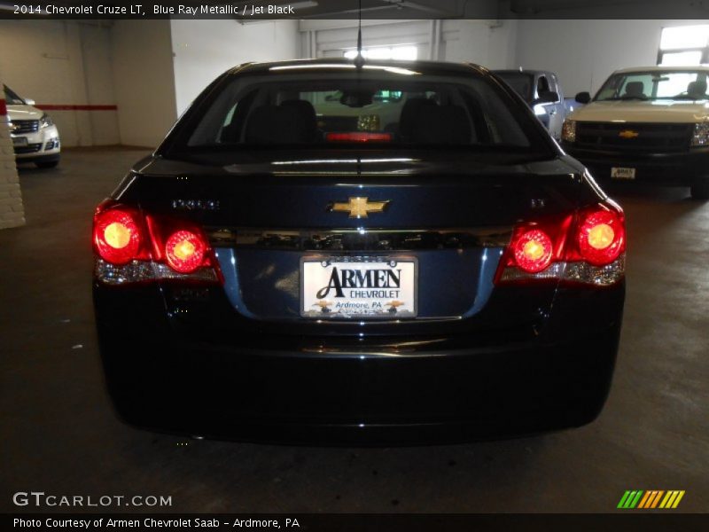 Blue Ray Metallic / Jet Black 2014 Chevrolet Cruze LT
